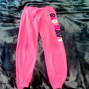 Old navy kids drawstring sweat pants size 10/12 L